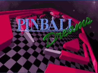 Pinball Dreams title screen for Amiga